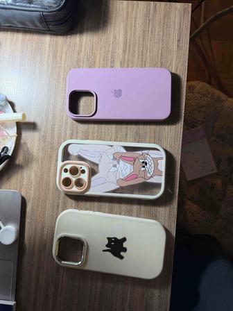 11 чехлов на iPhone 14 Pro Max, Б/У, пакетом