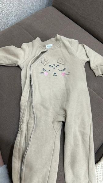 Слип для девочки ростовка 80 очень теплый в отличном состоянии