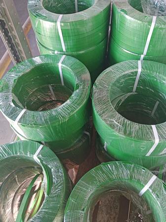 Лента упаковочная пэт 15х08х12кг зеленая