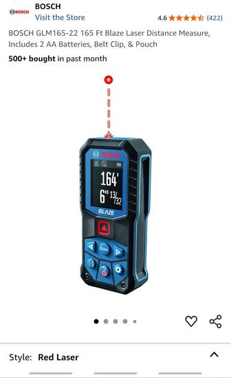 Продам дальномер Bosch GLM-165 новый в идеальном состоянии