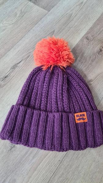 Детская зимняя шапка 56-58см Корея