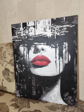 Картина на холсте 40 на 50, краски акрил, покрыта лаком.