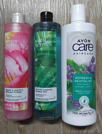 avon гель 1800 тенге шампунь 2500 тенге