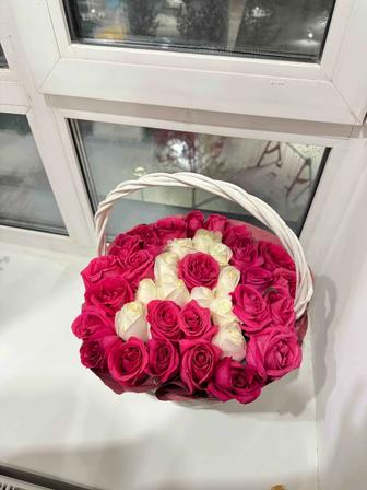 Букет роз буква А
