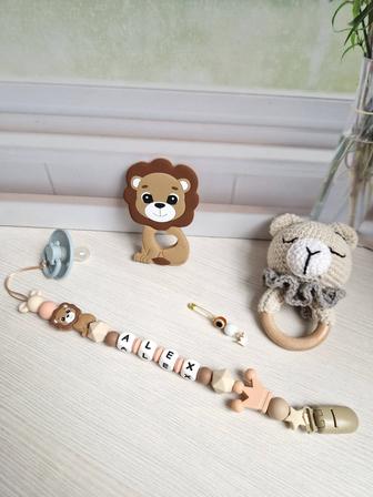 Именные грызунки держатели