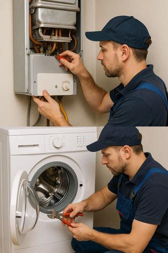 Ремонт под ключ газовых колонок и стиральных машин