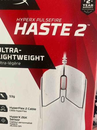 продаю мышку hyperx pulsefire haste 2