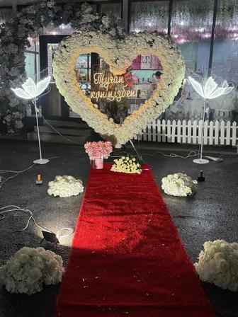 Оформление Marry me, туған күн , Анашым, Әкешім ,Жаным , Әже, Ата т/б