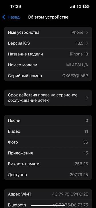 Айфон 13 256