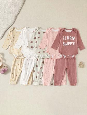 Двойка для девочек 6-9мес (68-74см) 5шт