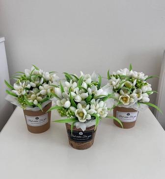Букеты из мыльных цветов в ассортименте!