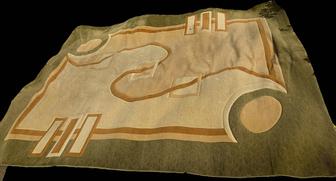 Ковер 3x4 выбитый турция destiny абстракция