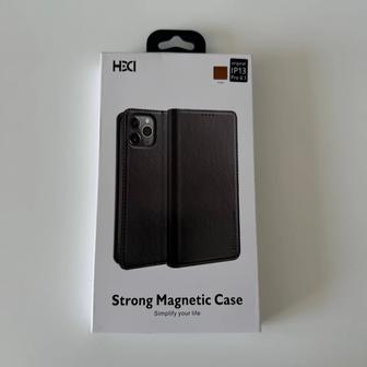 Чехол-книжка HDD PRODUCE для Apple iPhone 13 Pro, коричневый