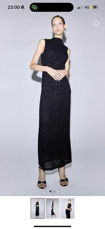 Платье вечернее черное