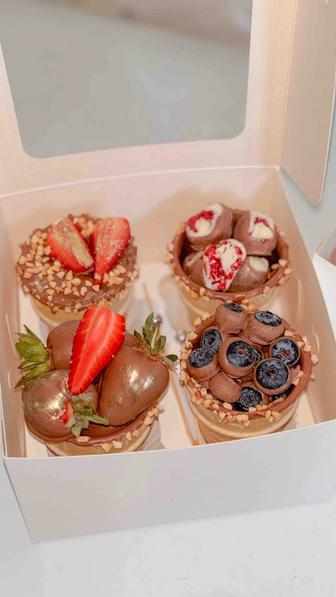 Клубника в шоколаде, Малина в шоколаде, Десерты
