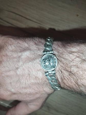 Браслет серебряный