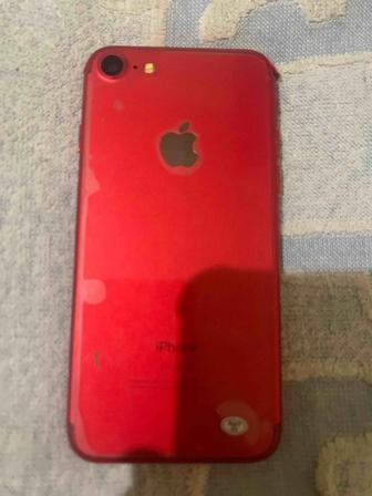 iPhone 7.красный 128 mgb красный