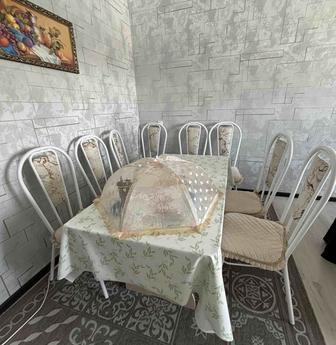 Стол с стульями качествосы күшті