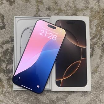 IPhone 16Pro Max 256gb Desert Titanium, АКБ 100%