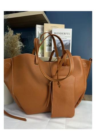 Polene сумка коричневая