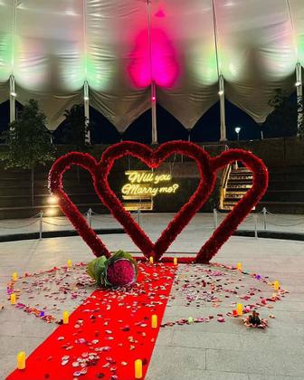 предложение руки и сердца/ marry me/ день рождение/ алматы