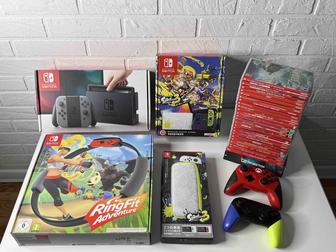 Nintendo Switch HW, Nintendo Switch Oled, Игры, Джойстики, Кейс