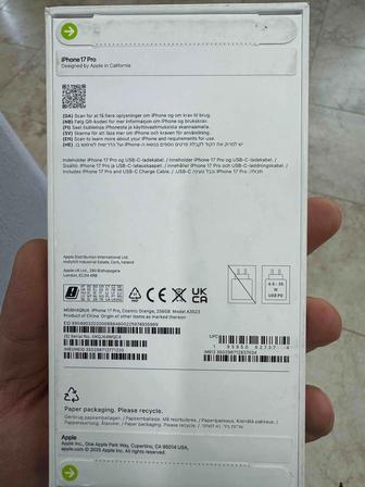 Продам Iphone 17 pro 256 или обменяю на 17pro max