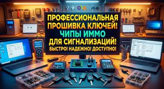 Прошивка ключей и чипов любые авто вскрытие авто