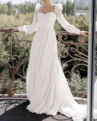 Платье на узату, сырга салу, свадебное, вечернее