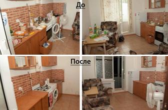 Уборка квартир домов, побелка покраска. Зачистка после ремонта.