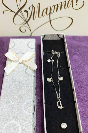 Браслет мама серебро