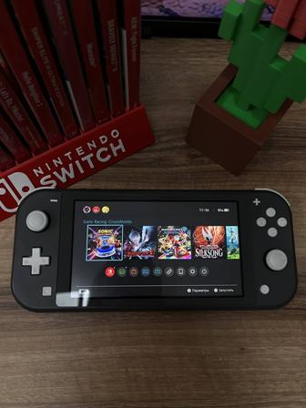 Nintendo switch light с прошивкой Ultra с установленными играми