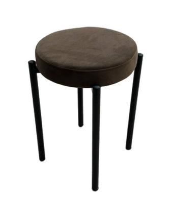 Табурет SOFT Темно Коричневый