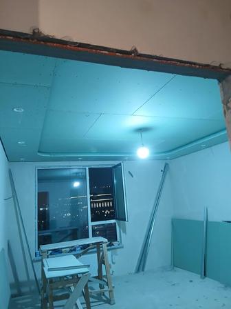 Монтаж гипсокартона