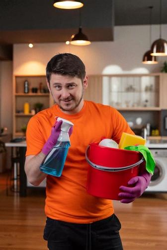 Уборка квартиры, домов, коттеджей, помещений, мытье окон, химчистка