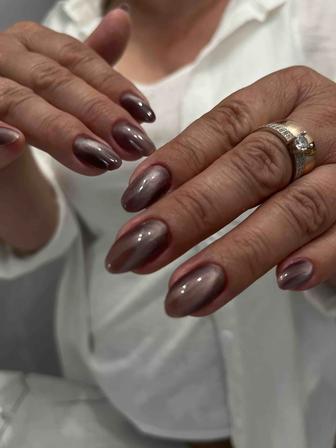 Маникюр наращивание ногтей