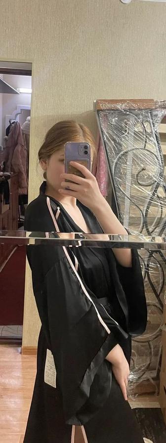 Домашний халат черный новый