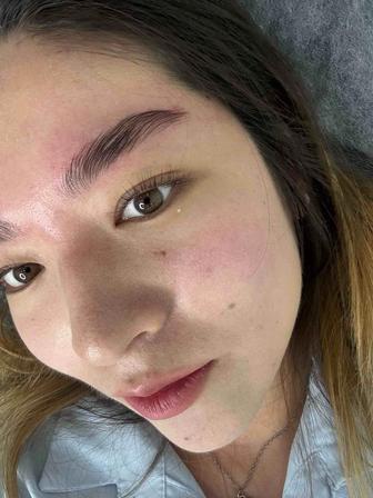 ламинирование бровей и ресниц