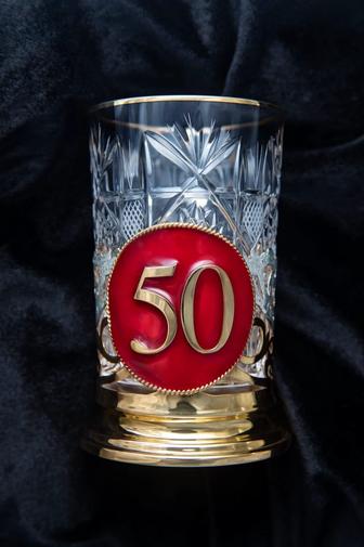 Подстаканник бронзовый юбилейный