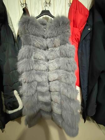 Жилетка натуральный песец