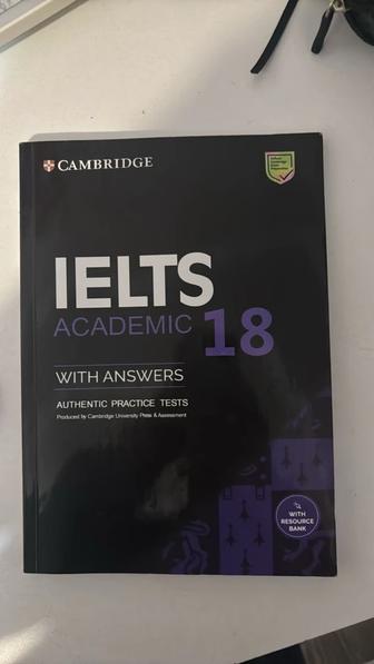 Ielts Academic 18 Cambridge book,with answers