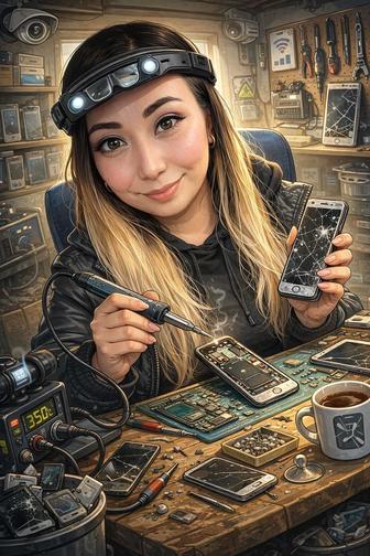 Срочный ремонт сотовых телефонов