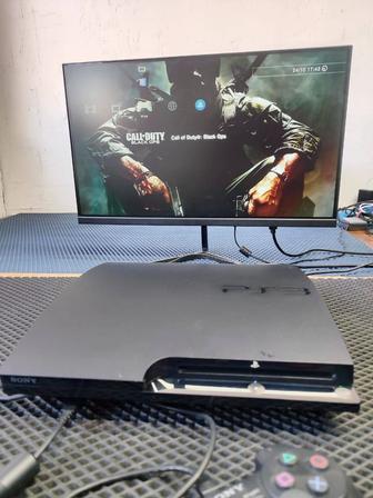 PS3 slim в отличном состоянии/диски/рассрочка/ред