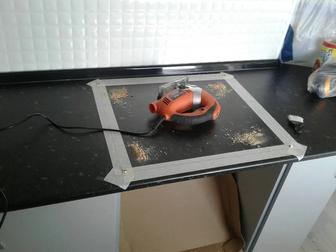 Врезка столещницы