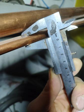 Труба медная 12мм прямая не в бухте 5м.