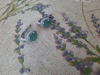 Продам серьги серебро 925 пробы