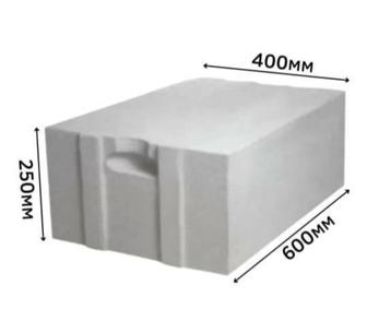 Продам газоблок автоклавный D600, 600x400x250