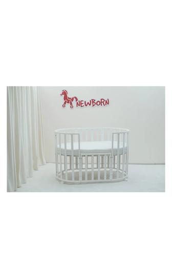 Кровать трансформер Newborn
DWA-1, 75x120 см, белый