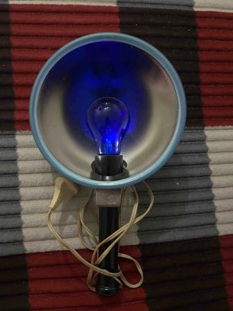 рефлектор синяя лампа