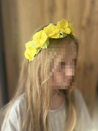 Весенний ободок для девочек
